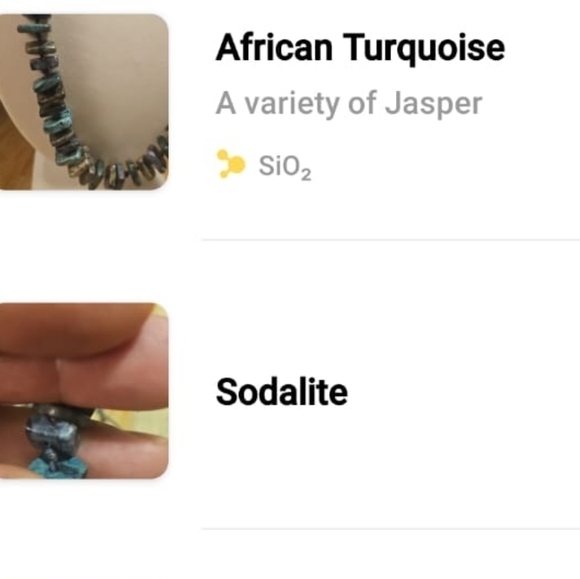 Rare Find Natural Stones Artisan Crafted Long Luxe Candy Necklace - Picture 8 of 9